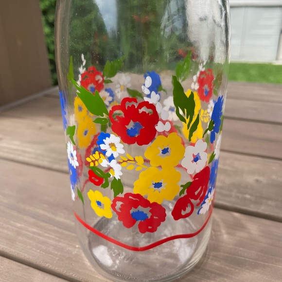 Vintage Milk jug ´Le Parfait’ from France with multi flowers - Picture 11 of 13
